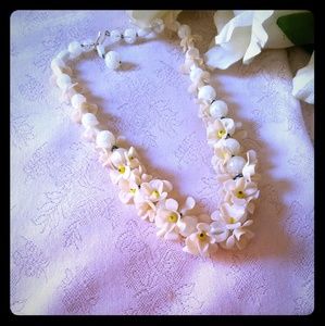 Vintage W. Germany Flower Necklace